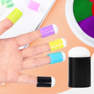 1-40pcs Finger Sponge Daubers for Face Paint Painting Chalk Ink Card Making Draw - Picture 1 of 30