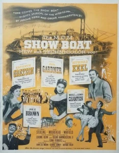 1951 Show Boat Movie Musical Ava Gardner Photo Release Print Ad - Picture 1 of 3
