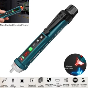 LED 12~1000V Electrical Non-Contact AC Voltage Power Detector Pen Tester Meters - Picture 1 of 11