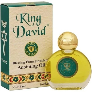 King David Salbung Heilige Ölflasche 7,5 ml - 0,25 Unzen aus The Holyland - Bild 1 von 3