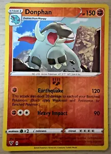 Pokemon TCG Donphan 087/185 Vivid Voltage Reverse Holo Rare Card - Picture 1 of 1