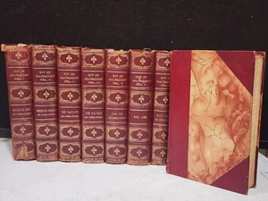 Antique WORKS OF GUY DE MAUPASSANT Edition De Luxe 10 Volumes Set Limited HB - Picture 1 of 16