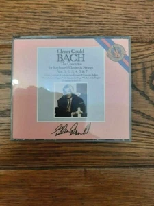 Glenn Gould-Bach, The Concertos For Keyboard/Clavier &Strings. CBS M2K 42270. NM - Picture 1 of 5