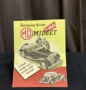 Seltener Katalog 1960 BMC MG TD Export Version US!!! - Bild 1 von 3