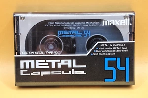 MAXELL METAL CAPSULE 54 Japan Blank Audio Cassette Tape (Sealed) - Picture 1 of 5