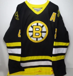 BOBBY ORR CCM VINTAGE Edition BOSTON BRUINS JERSEY SWEATER BLAC Size 52 - Picture 1 of 12