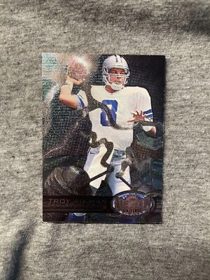1997 Skybox Metal Universe Troy Aikman #11 Dallas Cowboys HOF - Image 1 of 2