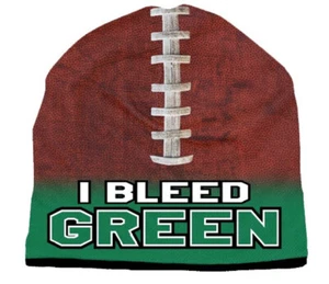 I Bleed VERDE Equipo Colores Submilado Fútbol Invierno Medias Sombrero Gorra Gorro - Imagen 1 de 1