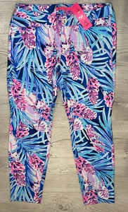 *Lilly Pulitzer..Kelly Knit pantaloni alla caviglia skinny Mr Peacock Tweethearts TAGLIA 8 - Foto 1 di 5