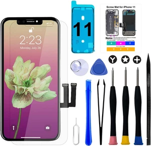 Schermo Display LCD per Iphone 11, 6,1" 3D Touch Screen Digitizer Parti Di Ricam - Foto 1 di 12