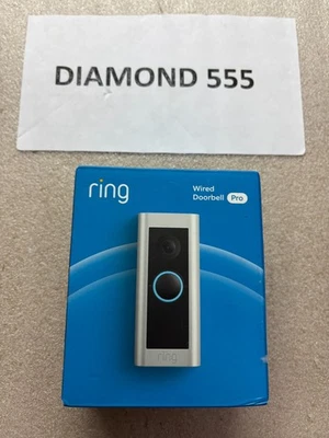 Timbre Pro Ring con cable con movimiento 3D níquel satinado (Video Doorbell Pro 2) #2931 Foto 1 de 2