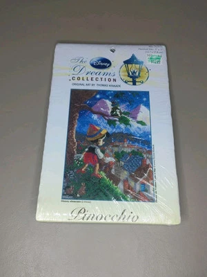 Disney Dreams Collection Pinocchio Kinkade Cross Stitch Kit 52551 5" x 7" - Image 1 of 4