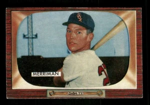 1955 Bowman 135 Lloyd Merriman trimmed BXCP40 - Picture 1 of 2