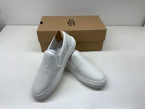 UGG Women's Alameda Slip On Casual Shoe White Leather Sz 6 NIB - Picture 1 of 5