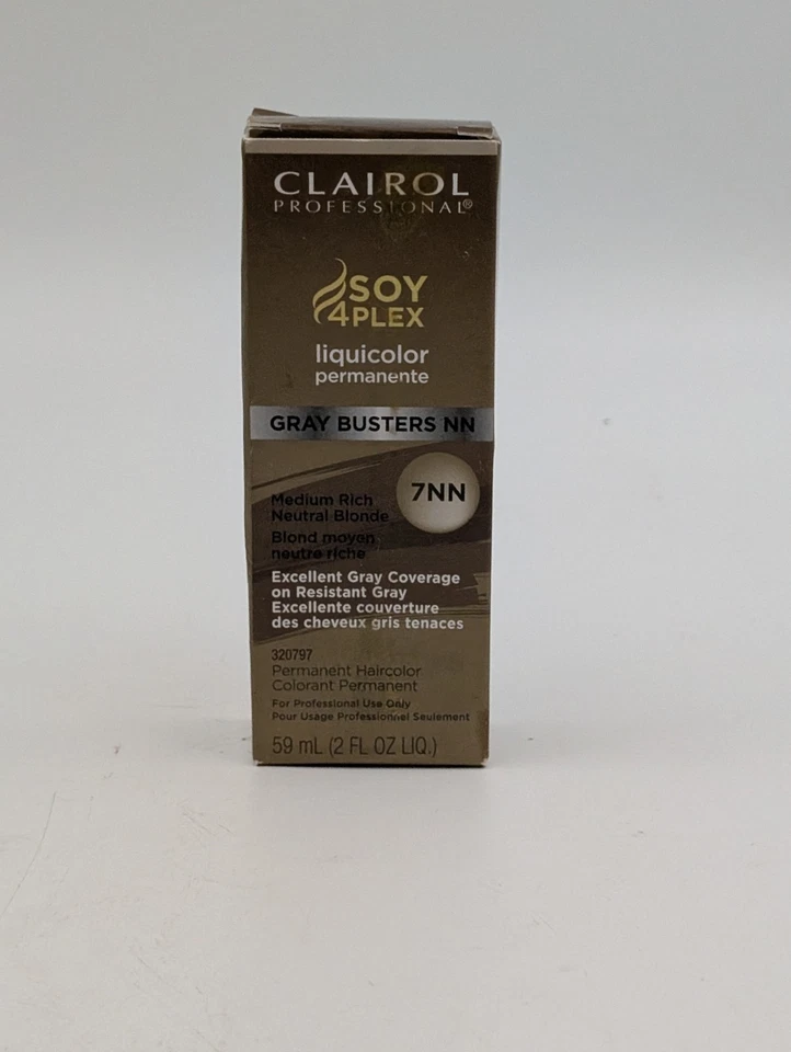 Clairol Professional Permanent Liquicolor for Blonde Hair Color 7nn Med Neutral