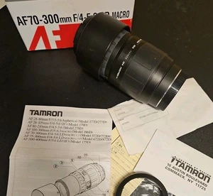 Tamron AF 75-300mm F/4-5.6 LD AF Macro Lens LD With Caps, Lens Hood and Box - Picture 1 of 10