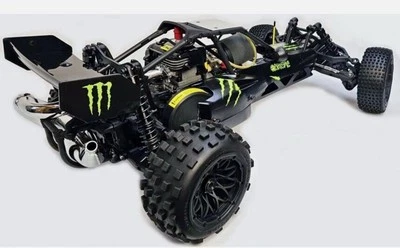 1/5 ROVAN BAJA BUGGY 45cc  SYMMETRICAL STEER KNOBBY MX TUNED PIPE ALLOY DIFF - Image 1 of 2