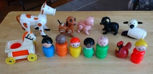 Little People Konvolut 13 gemischte Menschen & Tiere Spielzeug Vorschule Fisher Price - Bild 1 von 15