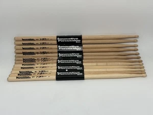 Innovative Percussion Hickory Drumsticks JR-1 John "Jr" Robinson Model 6 Pairs - Picture 1 of 6