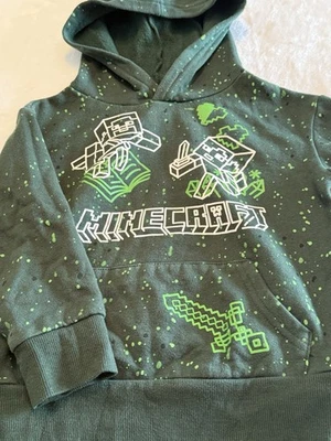 Jumping Beans Minecraft Boy’s Size 4 XS X-Small Christmas hoodie Boys Shirt - Image 1 of 3