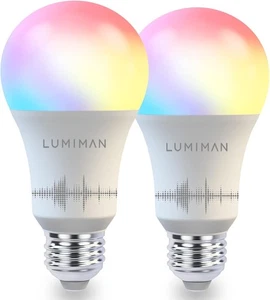 Lumiman Pro Smart Bulb 60W Equivalent 800 Lumens A19 White - Picture 1 of 5