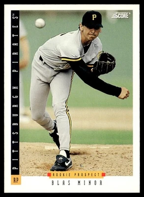 1993 Score Blas Minor Pittsburgh Pirates #304 - Image 1 of 2
