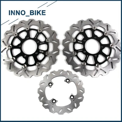 Rotores de freno delanteros traseros Arashi para Kawasaki Ninja ZX6R 2013-2021 ZX10R 2008-2015 Foto 1 de 2