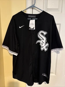 Nike MLB Chicago White Sox schwarz Alternate Team Trikot XL Herren Eloy Jimenez - Bild 1 von 17