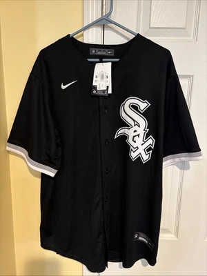 Nike MLB Chicago White Sox Black Alternate Team Jersey XL Men Eloy Jimenez - Image 1 of 4