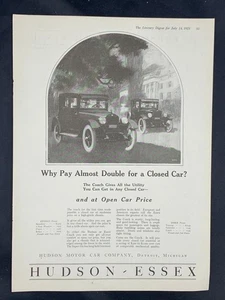 Anuncio de revista - 1923 - Hudson Motor Car Co. - Detroit, MI - Imagen 1 de 1