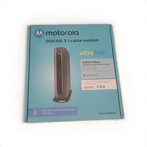 Motorola MB8600 DOCSIS 3.1 Kabel - Schwarz - Bild 1 von 6