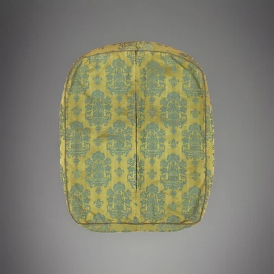 Vintage MCM Green Silk Blue Damask Travel Garment Bag 25” 20” 2.75” Ladies - Image 1 of 4