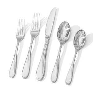 Fibonacci 20PCS Flatware Set, Heavy Duty Silverware Set Stainless Steel Flatw... - Picture 1 of 7