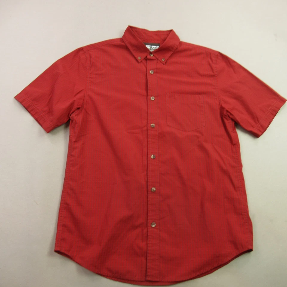 Mountain Khakis Shirt Mens Medium Short Sleeve Button Front Casual Classic Red - Image 1 of 4