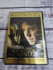 A Beautiful Mind (DVD, 2002, 2-Disc Set, Limited Edition Packaging Full Frame) - Picture 1 of 2