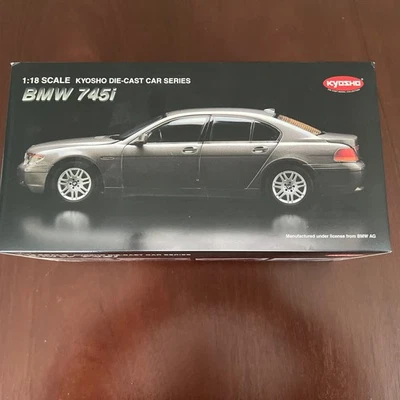 Kyosho 1/18 Scale Diecast  - 08571SG BMW 745i Metallic Grey - Image 1 of 4