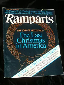 Ramparts Magazine 1974 The End of Affluence: The Last X - Imagen 1 de 1
