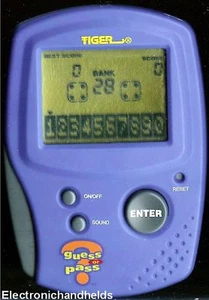 TIGER ELECTRONIC HANDHELD GUESS OR PASS TRAVEL GAME BOARDGAME KIDS TRAVEL CAR  - Picture 1 of 1