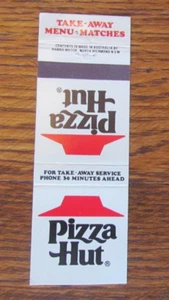 PIZZA HUT RESTAURANTS STREICHHOLZBUCHHÜLLE: AUSTRALIEN STREICHHOLZHÜLLE -B18 - Bild 1 von 1