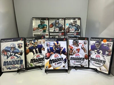 Playstation 2 Madden NFL 2001-2008 Paquete Lote PS2 Fútbol #ML Foto 1 de 2