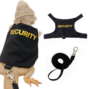Bearded Dragon Leash and Harness Set, Adjustable Lizard Reptile Leashes Bearded - Picture 1 of 11
