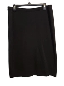 Falda negra de seda cachemira para mujer Bloomingdale's talla XL - Imagen 1 de 3