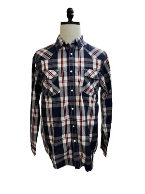 Coastal Mens Multicolor Snaps Western Style Shirt L - Image 1 of 4