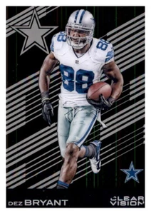 2015 Panini Clear Vision Dez Bryant PWE Insert Parallel Cowboys #23 - Picture 1 of 2