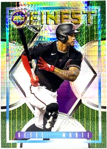 2022 Finest Flashbacks - Ketel Marte - Prism Refractor /35 - Diamondbacks - Imagen 1 de 2