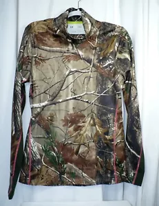 Under Armour Womens Cold Gear Scent Control Realtree Base Layer Turtleneck Sz L - Picture 1 of 7