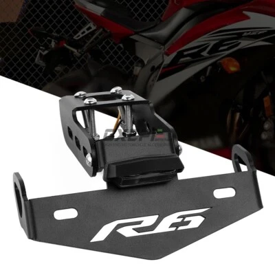 For Yamaha R6 YZFR6 YZF-R6 2006-2016 Motorcycle License Plate Holder Bracket - Image 1 of 4