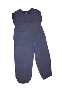 Free People Movement Hot Shot Cross Over Set Blue navy color new size L ladies - Picture 1 of 5