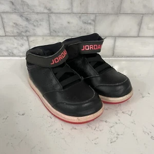 2016 Nike Air Jordan Toddlers Size 8C Black Bright Red White - Picture 1 of 7