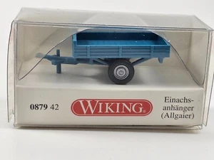 Modelo de coche Wiking 1:87 H0 remolque de un eje Allgaier n.º 087942 - Imagen 1 de 5